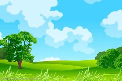 美麗卡通風(fēng)景圖片素材