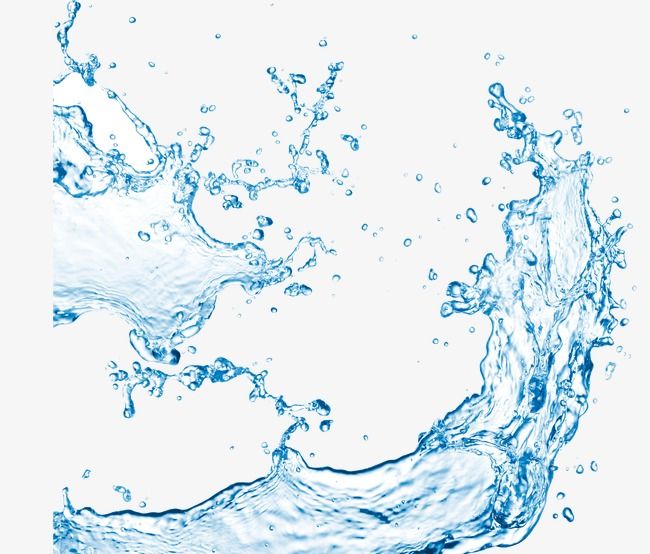 高清藍(lán)色水花png