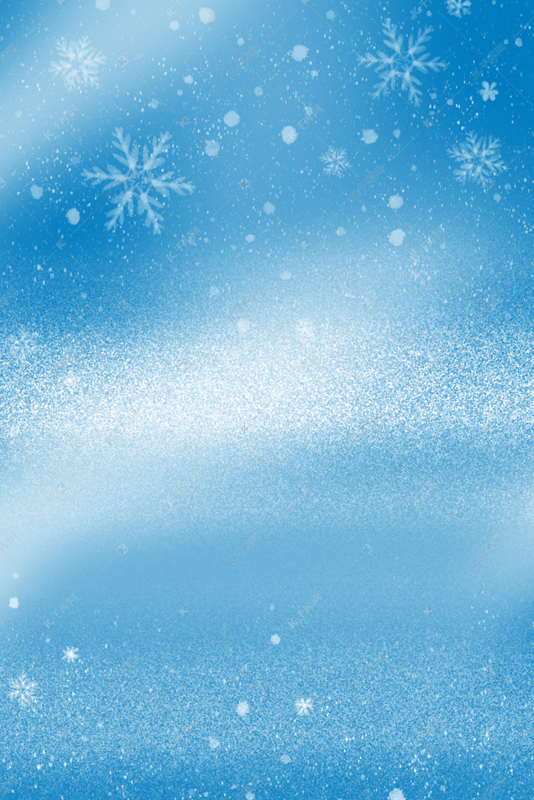 立冬藍色雪花海報背景圖片免費下載素材推薦
