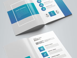 設(shè)計(jì)未來，鑄就品牌 大氣藍(lán)色企業(yè)畫冊(cè)的視覺力量與資源獲取指南